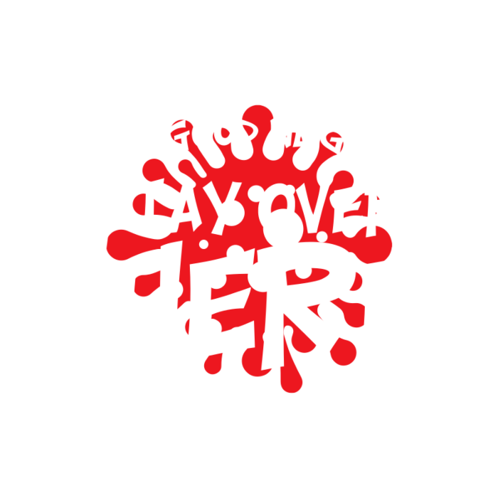 Stay Over There Vinyl Decal
