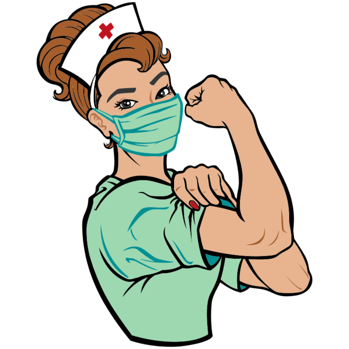 Nurse sticker