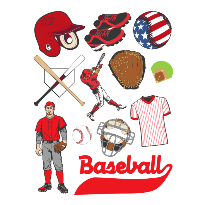  Baseball Sticker Sheet