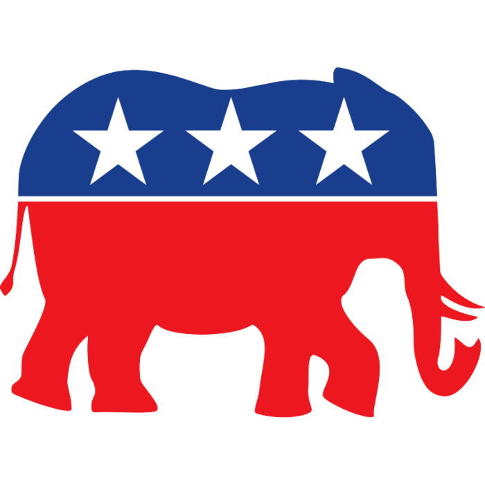 Republican Party Elephant Decal