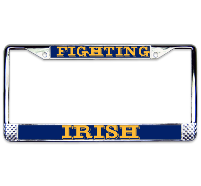 Fighting Irish License Plate Frame 