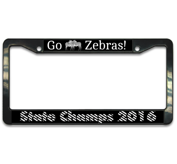 State Champs License Plate Frame