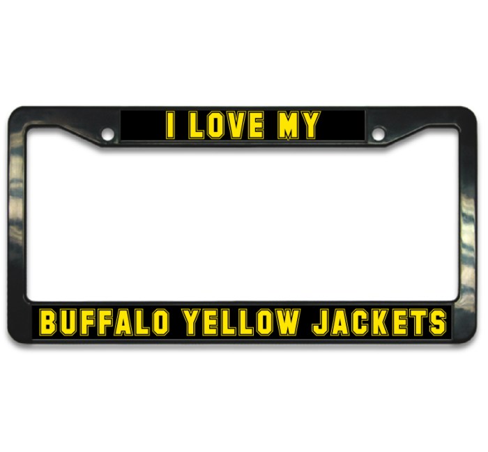 Yellow Jackets Plate Frame