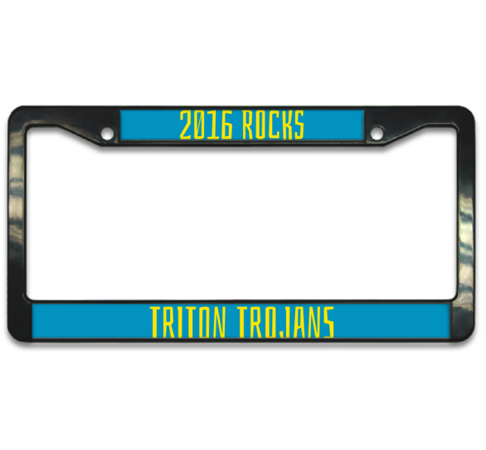 Triton Plastic License Plate Frame