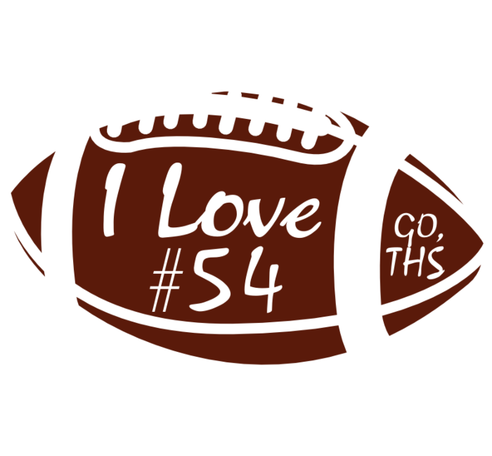 Personalized Football Car Magnet