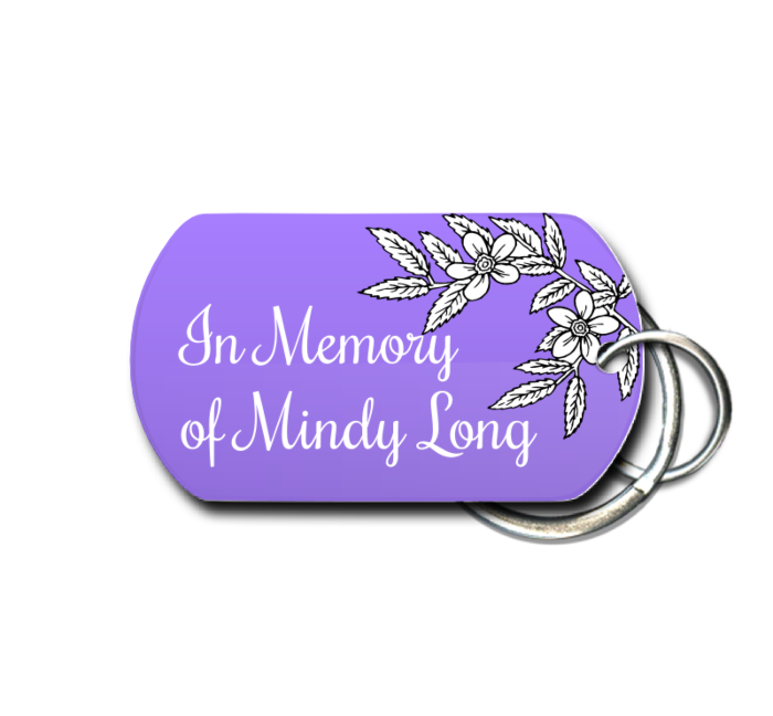 In Memory Of Key Chain