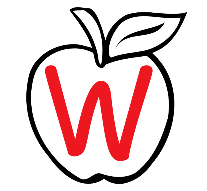 Red Apple Monogram
