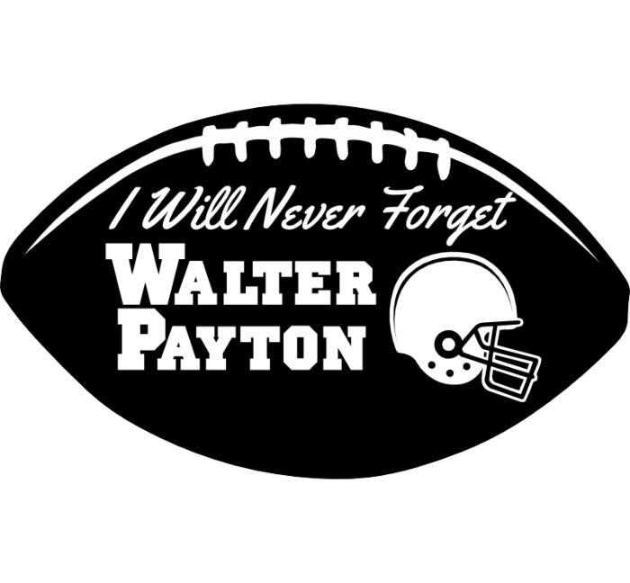 Never Forget Football Decal