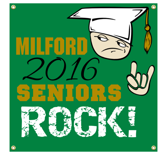 Seniors Rock Vinyl Banner