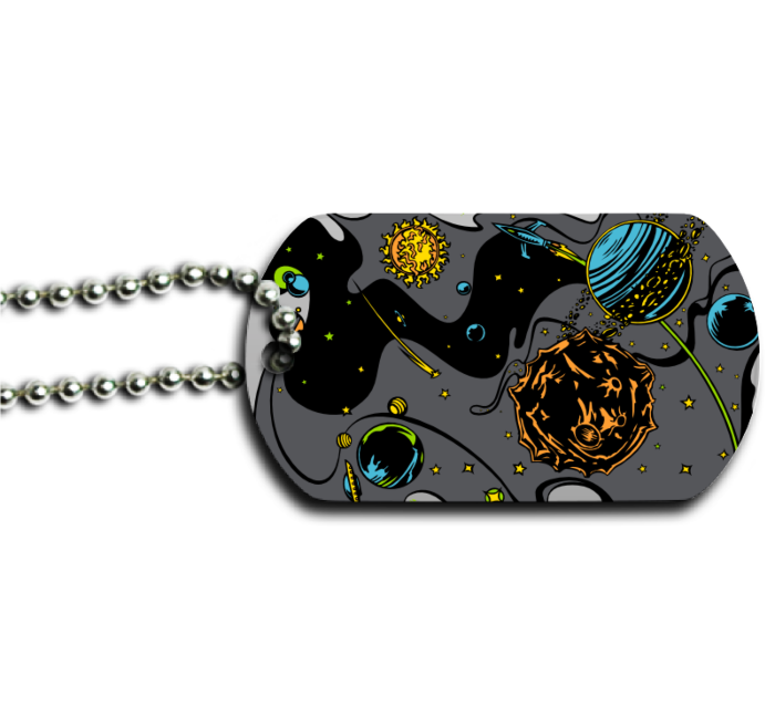 Out Of This World Dog Tag