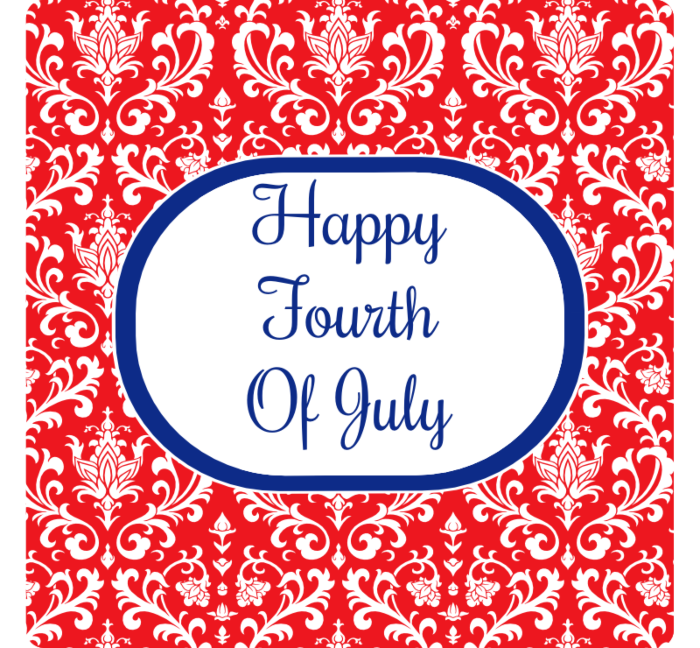 Happy Fourth Of July Magnet