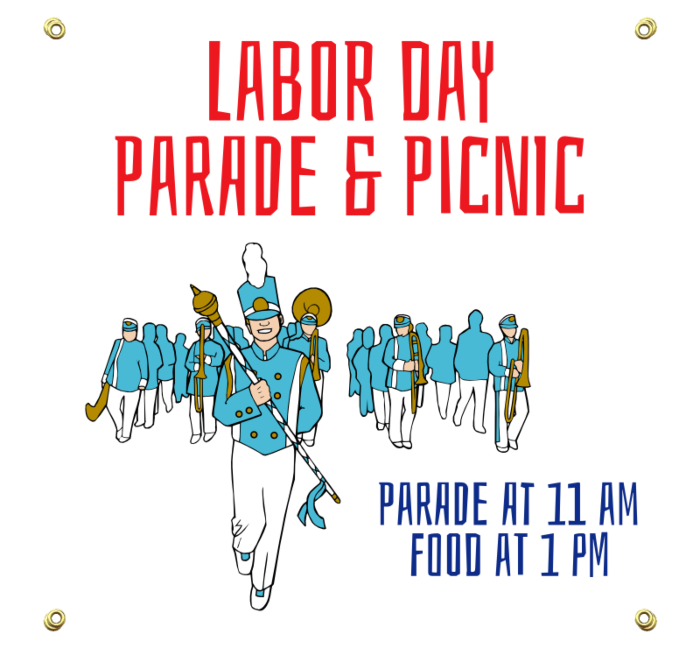 Labor Day Vinyl Banner