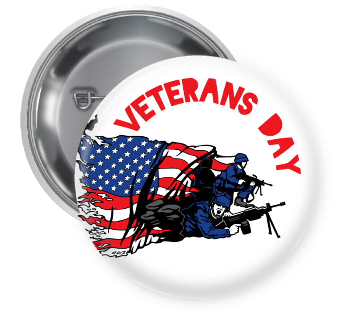 Veterans Day Button