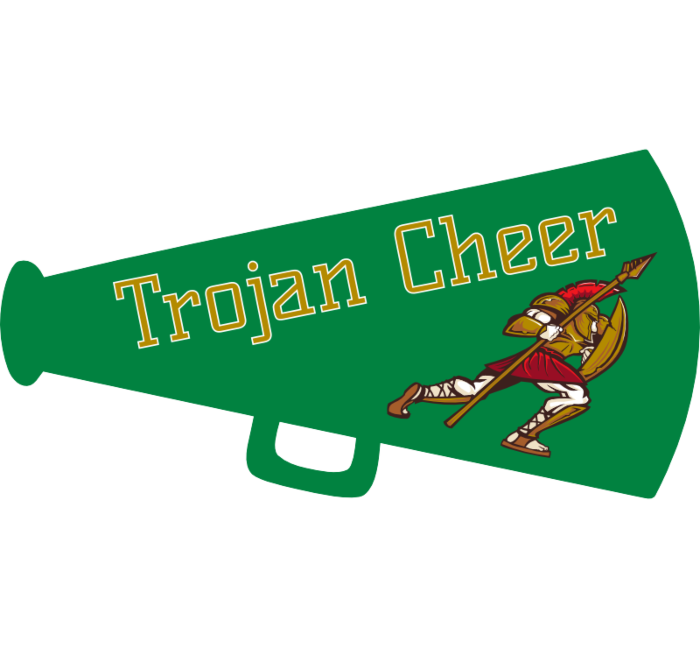 Trojan Cheer Decal 