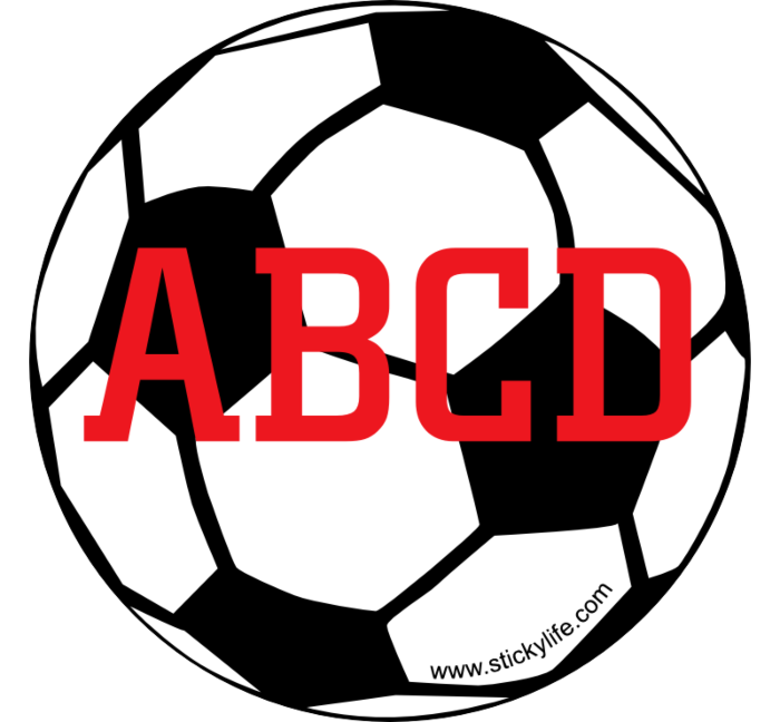 Simple Soccer Decal