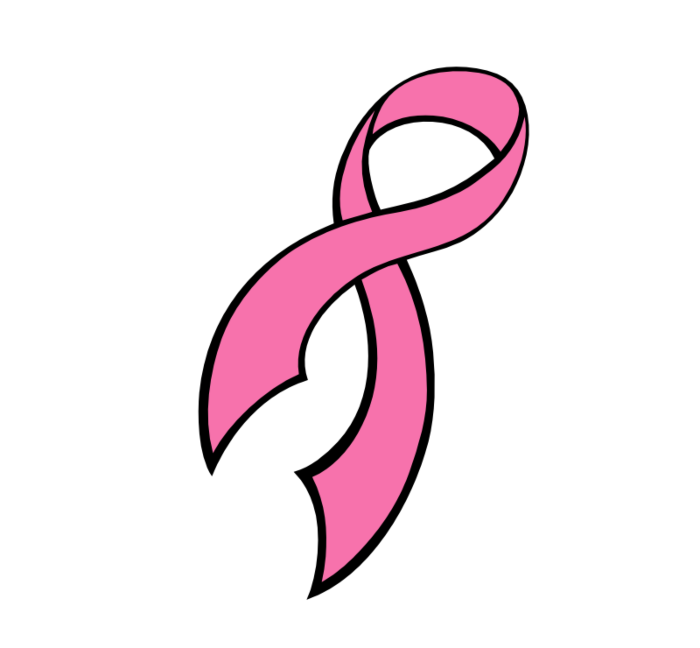 Breast Cancer Ribbon Decal