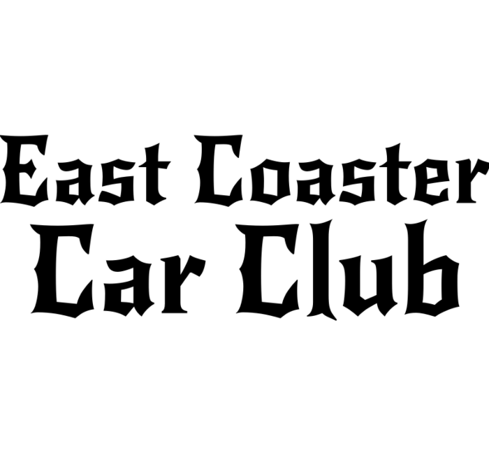 East Coaster Car Club Decal