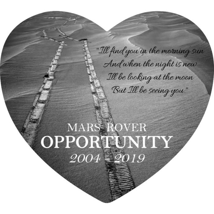 Goodnight Opportunity Heart Magnet