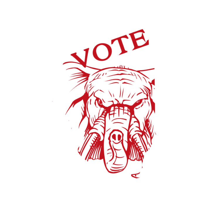 Illinois Vote Republican Decal