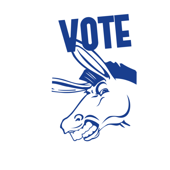 Indiana Vote Democrat Decal