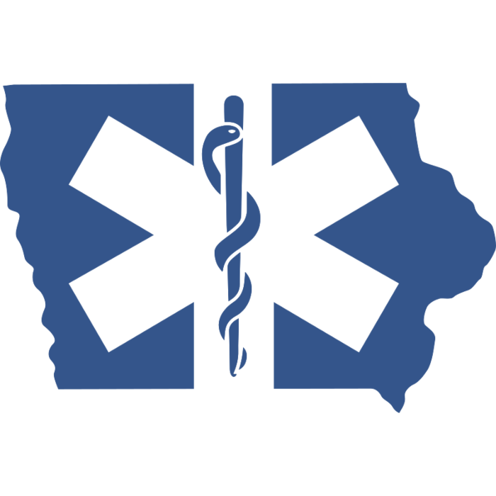 Iowa Emergency Medical Decal