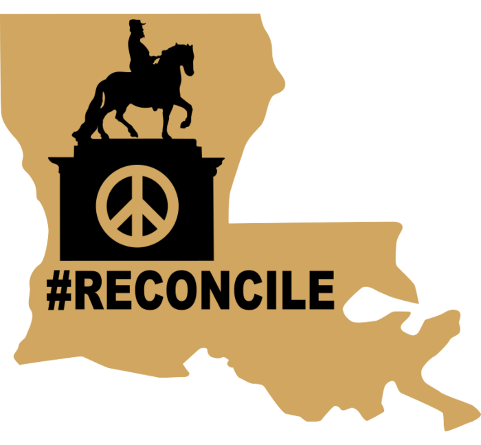 Reconcile The Past Louisiana Decal