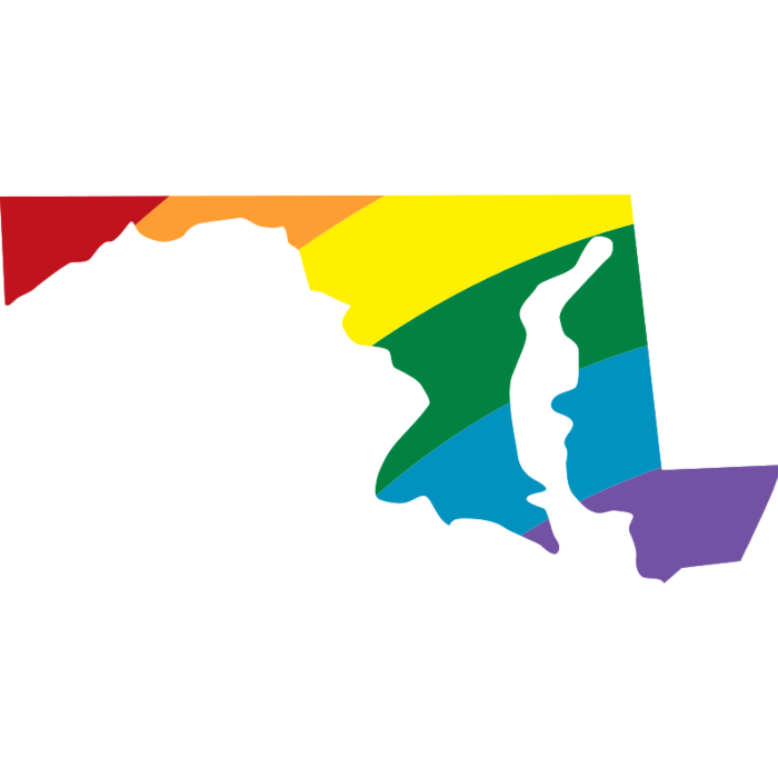 Maryland LGBT Decal