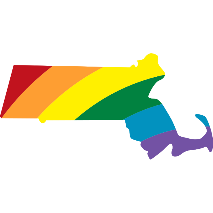 Massachusetts LGBT Decal