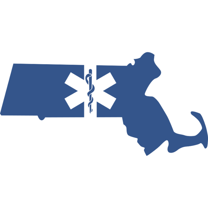 Massachusetts Emergency Medical Decal