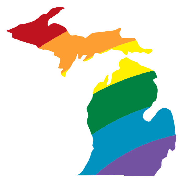 Michigan LGBT Decal