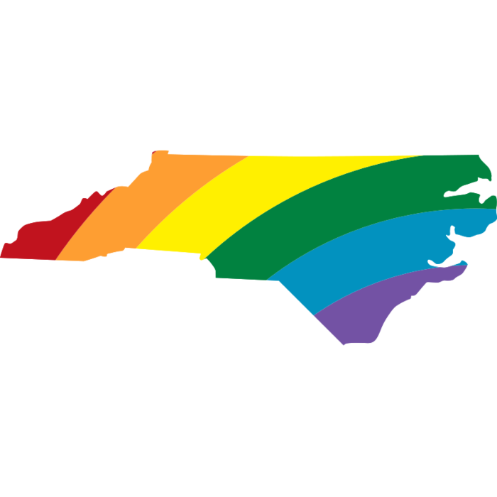 North Carolina LGBT Decal