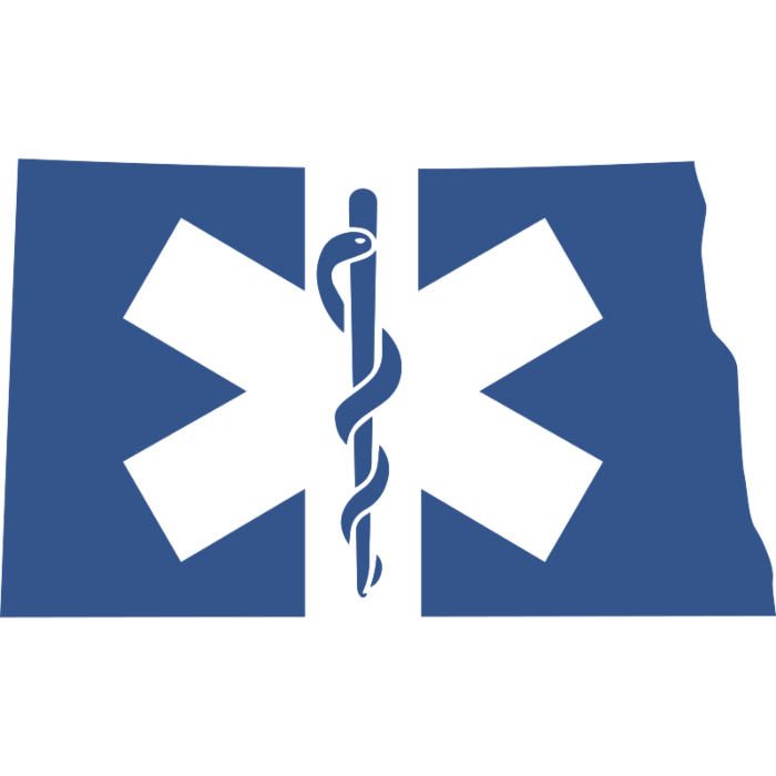 North Dakota Emergency Medical Decal