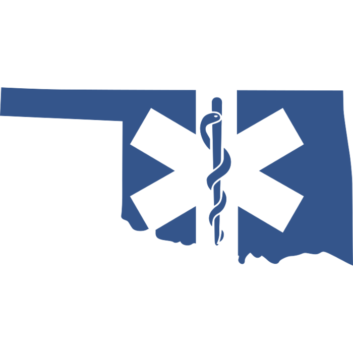 Oklahoma Emergency Medical Decal