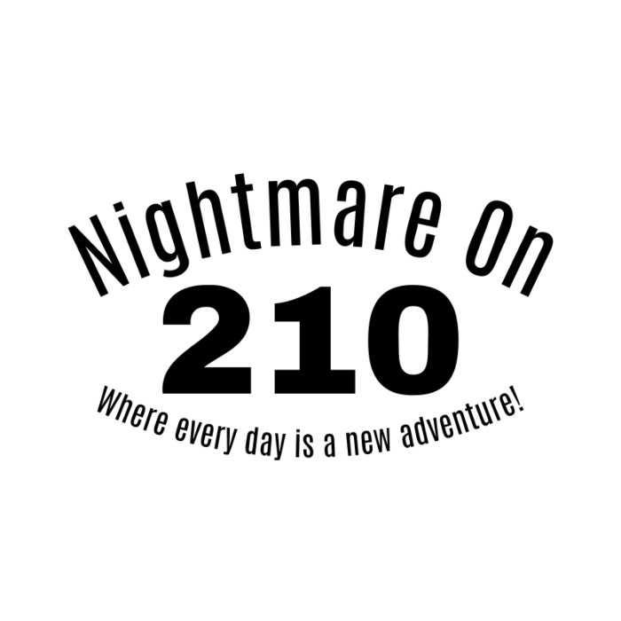 Nightmare on 210 Oval Magnet