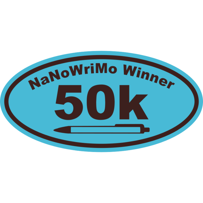 NaNoWriMo Winner Magnet