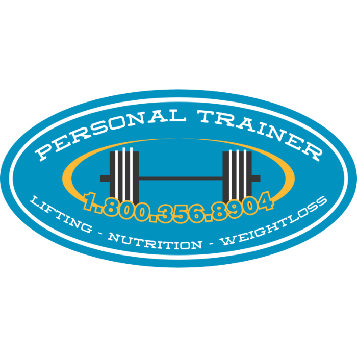 Personal Trainer Customizable Oval Car Magnet