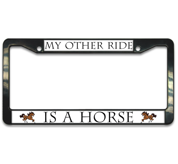 My Other Ride License Plate Frame