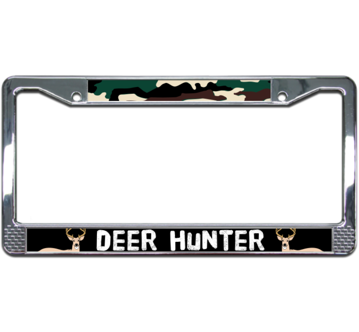 Deer Hunter License Plate Frame