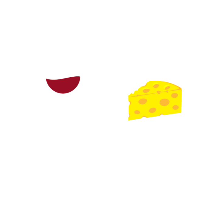 Wine and Cheese Vinyl Decal