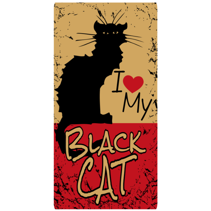 Black Cat Day Magnet