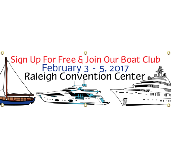 Boat Show Banner