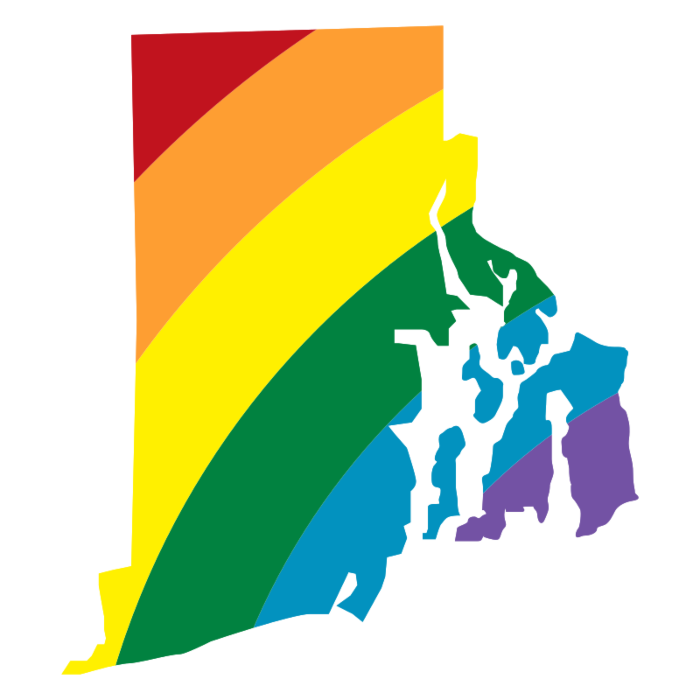 Rhode Island LGBT Decal