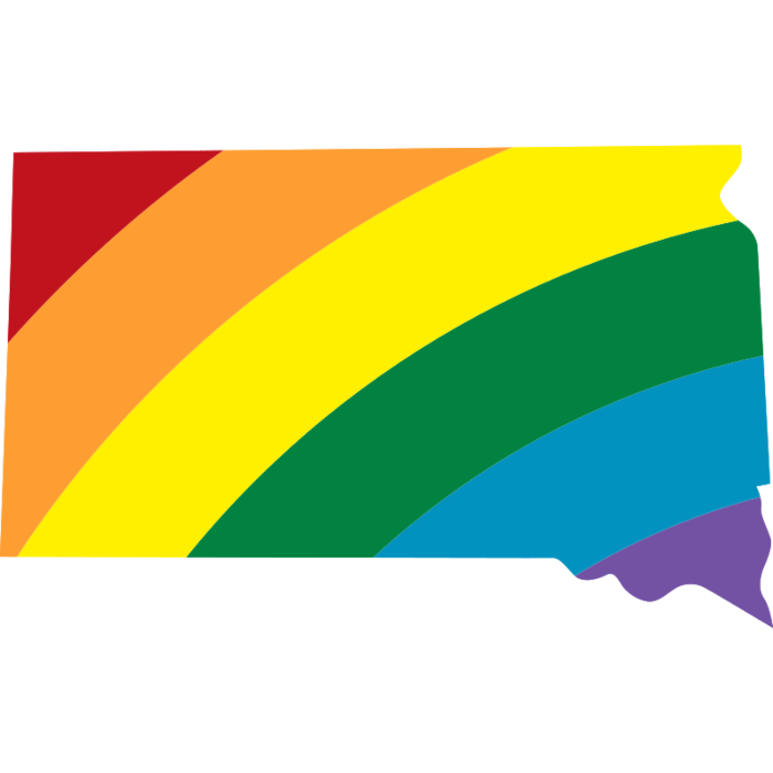 South Dakota LGBT Decal