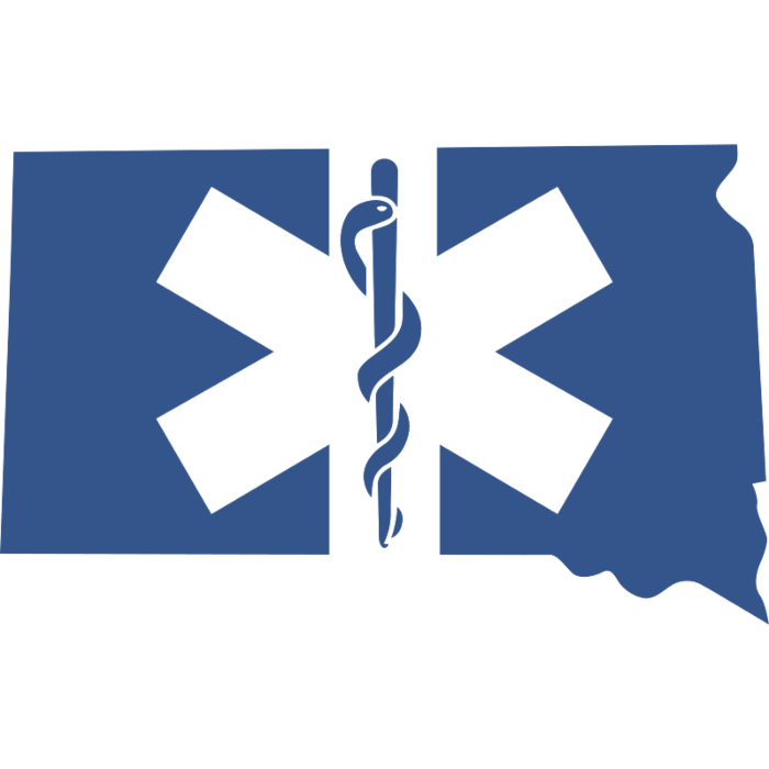 South Dakota Emergency Medical Decal