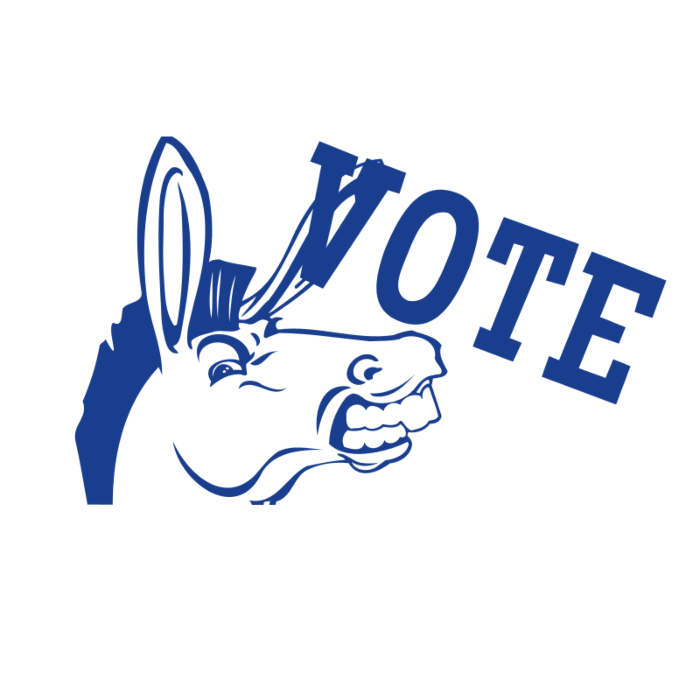 South Dakota Vote Democrat Decal
