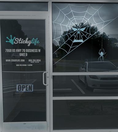 Deadly Web Window Static Cling
