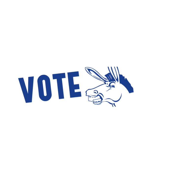 Tennessee Vote Democrat Decal