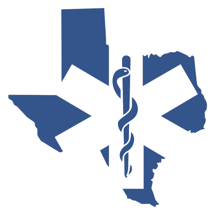 Texas Emergency Medical Decal
