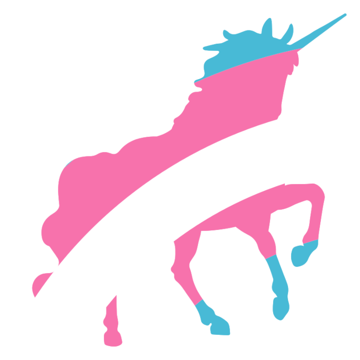 Transgender Unicorn Decal