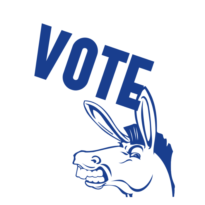 Wisconsin Vote Democrat Decal